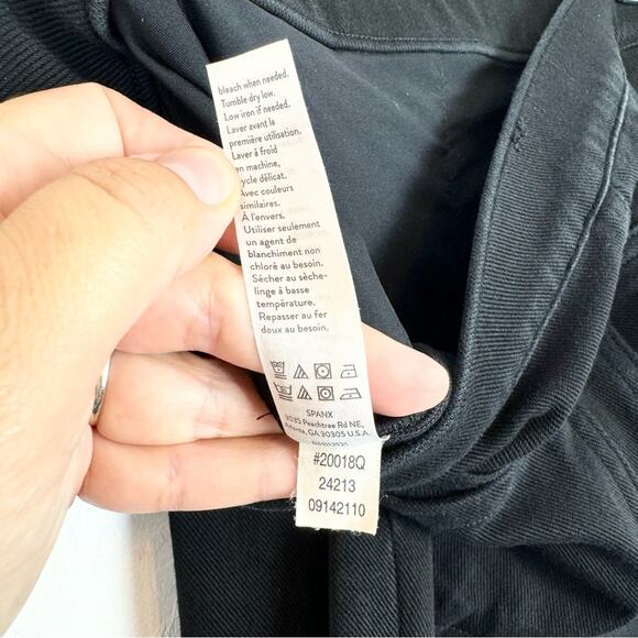 SPANX Jean-ish Ankle Textured Jegging Leggings Black Size M Minimal Shapewear - Picture 14 of 14